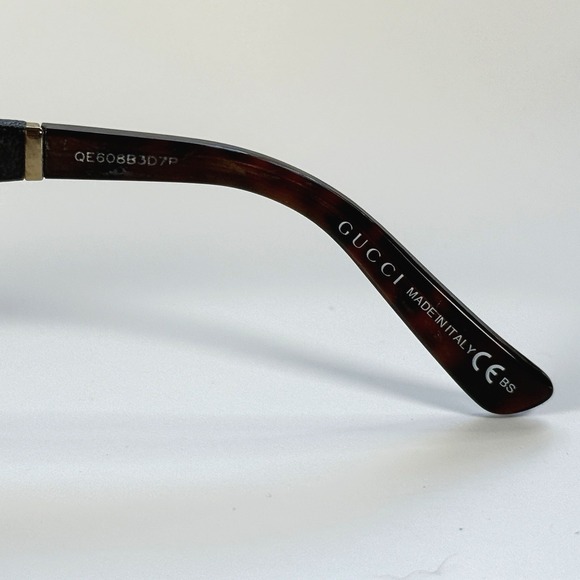 Gucci GG 3639 OXW Eyeglasses Frames Only Havana/Leather/Gold Buckle 53-16-135‎ - Picture 6 of 16